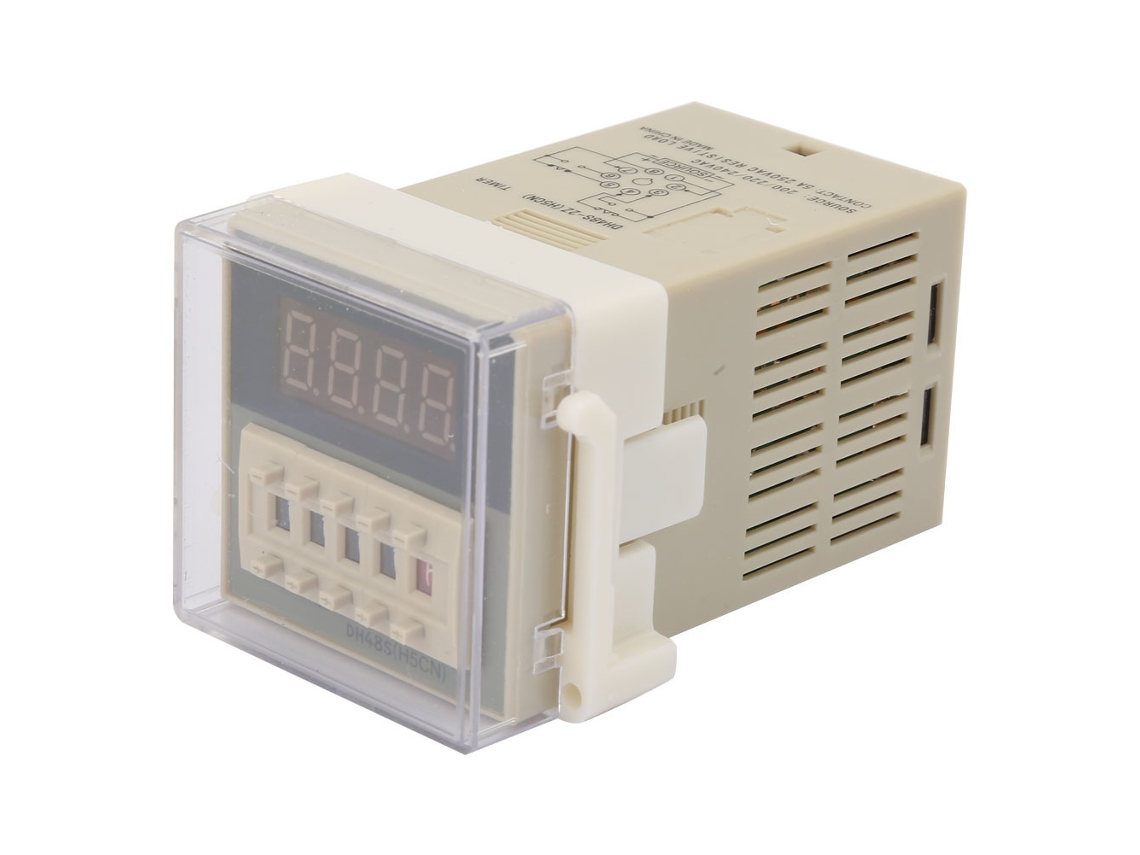 2026-relé De Retardo Temporal Digital Dh48s-2z Lcd 8 Pines 0.01s-9999h 220vac De Alta Calidad