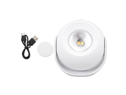 Luz Nocturna Usb Recargable Con Sensor De Movimiento, Modos De Iluminación Giratorios, Inalámbrica Para Dormitorio, Baño, Cocina Y Pasillo.