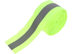 Cinta reflectante fluorescente de 10 metros para coser ropa, seguridad, visibilidad nocturna y deportes de Slowmoose (5 x 2 cm)