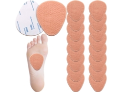 20 Almohadillas De Fieltro Para Los Pies, De 6 Mm De Grosor, Para Aliviar El Dolor De Pies En Hombres Y Mujeres.