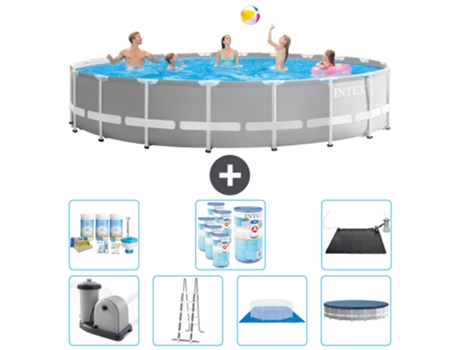 Piscina Tubular INTEX 26756GN-CB44 (32695 L - 610x132cm)