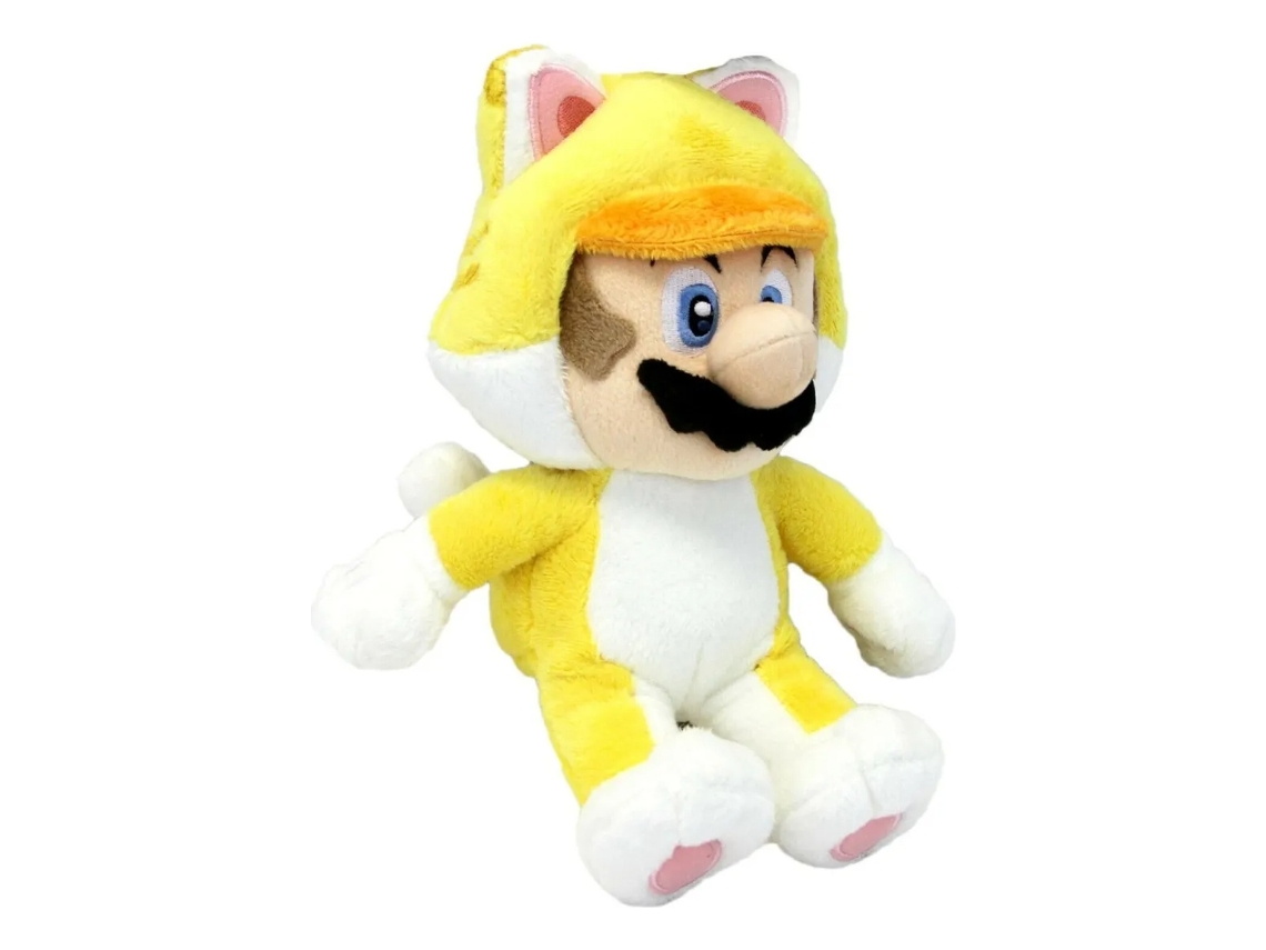 Pelúcia Mario Bros Star Cat 25 Cm De Alturavayotoy