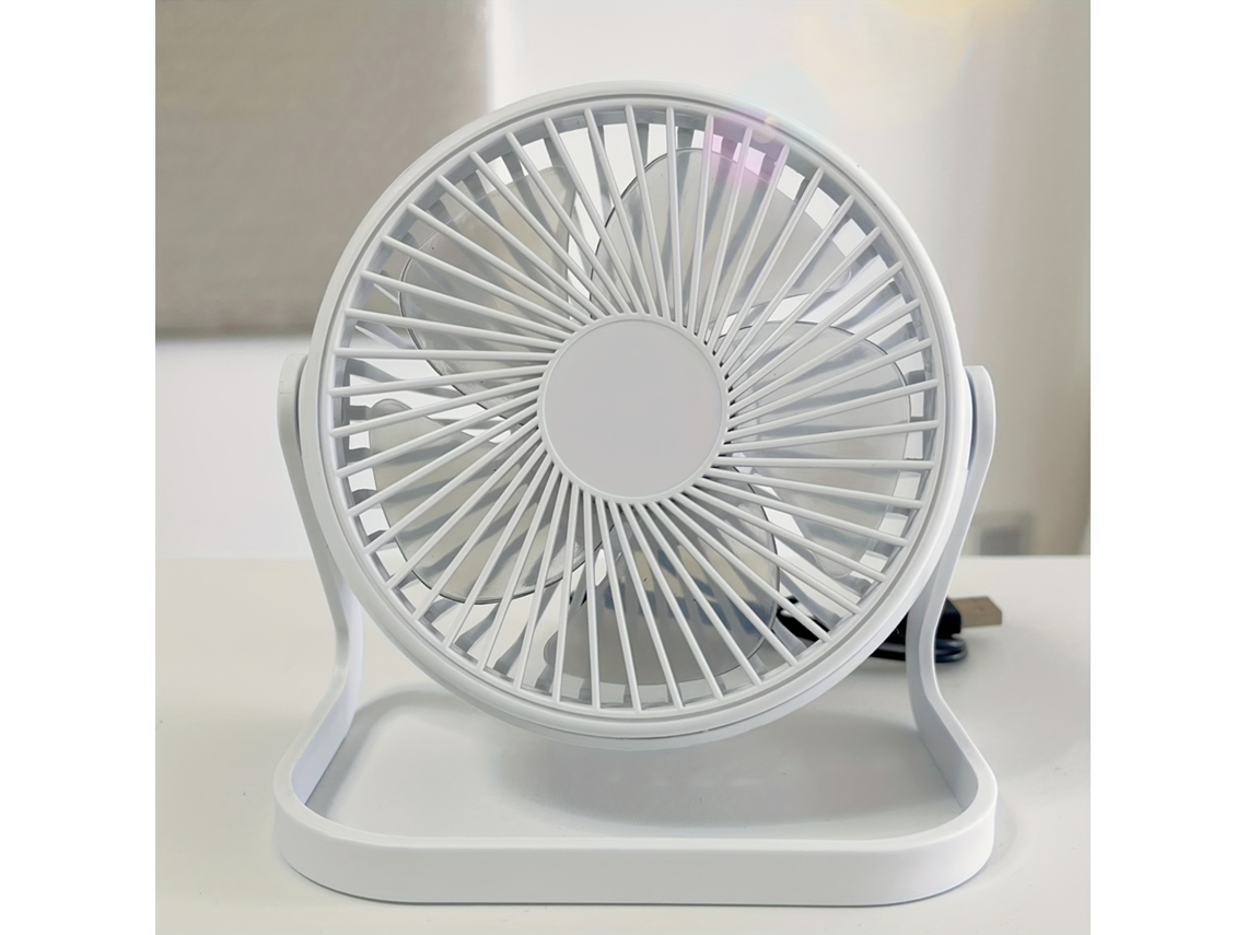 Usb | Enchufe | Oficina | Hogar - Ventilador De Escritorio Usb De 5 Pulgadas, Mini Ventilador Ligero Con Enchufe, Adecuado Para El Hogar, La