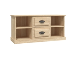 Mueble de TV fabricado en madera de roble Sonoma MAISON EXCLUSIVE (99,5x35,5x48 cm)
