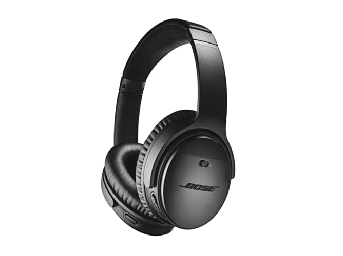Auriculares Bluetooth BOSE Qc35 Ii (Over Ear - Micrófono - Noise Cancelling - Negro) — Over Ear | Micrófono | Responde llamadas