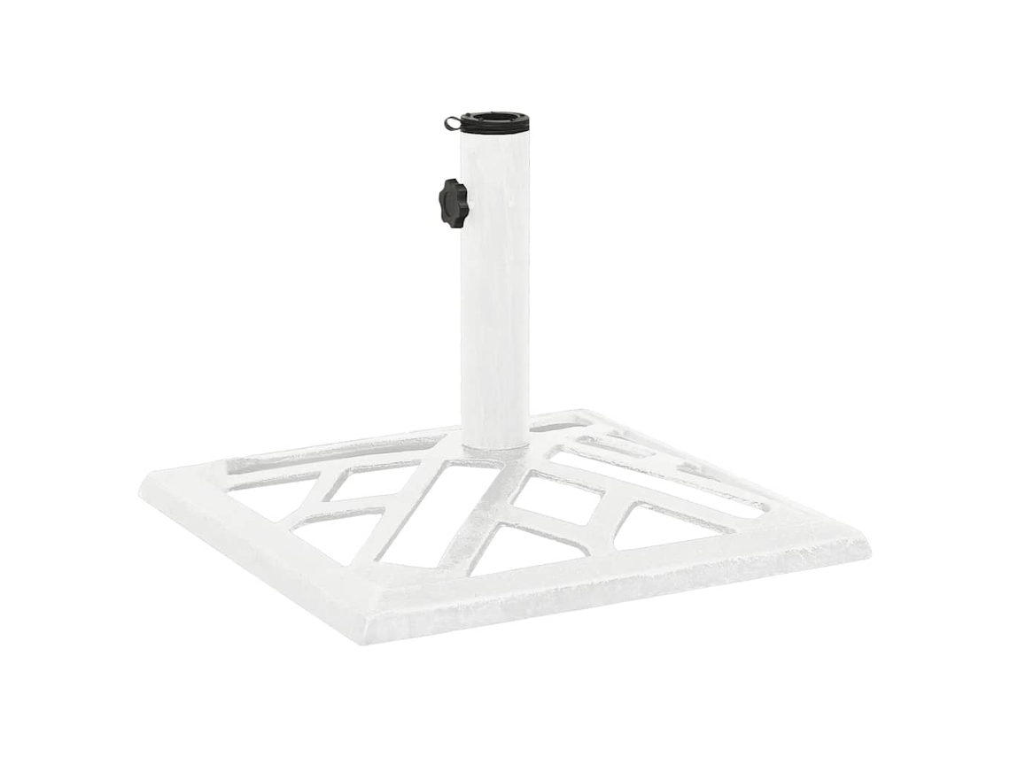 Maison Exclusive - Base De Sombrilla De Hierro Fundido Blanco 44x44x31 Cm