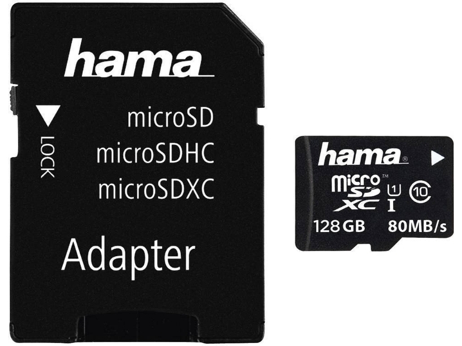 Tarjeta de Memoria MicroSDXC HAMA 128GB microSDXC