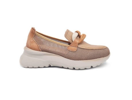 Zapatos de Mujer HISPANITAS Mocasin Marrón (37)