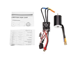 Motor Brushless Sem Sensor Racerstar 3650 À Prova de Água de 2050kv com Esc de 60a para Carros Rc Todo o terreno Tipo Truggy 1/10 MDUG