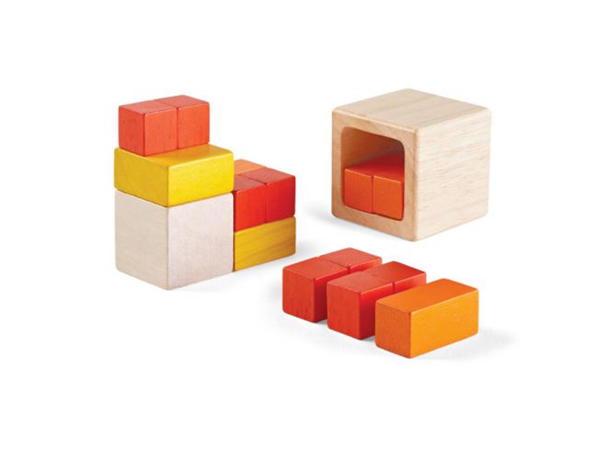 Juguete de Madera PLAN TOYS Fracciones de Cubos