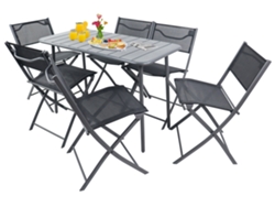 Conjunto de 7 piezas Bistroset para balcón, jardín Sumila Vcm