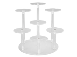 Soporte Para Cupcakes De 7 Niveles, Elegante Y Exquisito Soporte De Acrílico Para Exhibición De Postres, Joyas Y Cosméticos