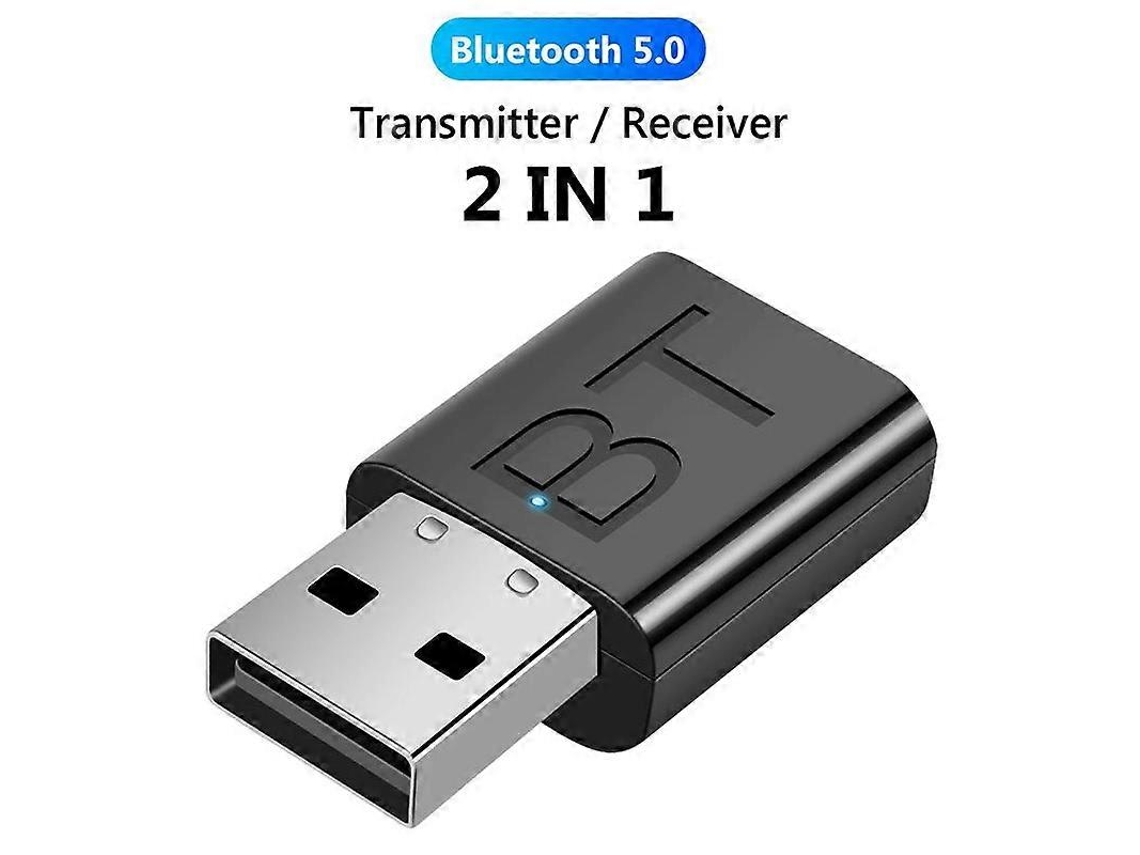 Adaptador Bluetooth 5.0 Transmisor Receptor de Audio 2 en 1 Transmisor USB Dispositivos Digitales Transmisor Receptor de Audio Bluetooth Rosewell