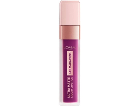 Labial L'OREAL Les Macarones Ultra Matte Liquid Barra De Labios 840 Infinite Plum