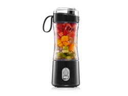Licuadora Portátil Para Batidos Y Vitaminas Tamaño Único Exprimidor De Frutas Para Viaje Vaso Mezclador Gusshious Negro