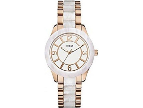 Reloj GUESS W0074L2 Mujer (Acero - Blanco)