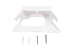 2026velora-soporte De Pared Para Router Wifi Mesh V2 Cable Management Abs Plástico Con Tornillos Blancos