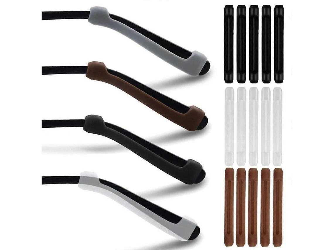 5 pares de cómodos soportes para gafas, elásticos, con gancho antideslizante Rosewell.