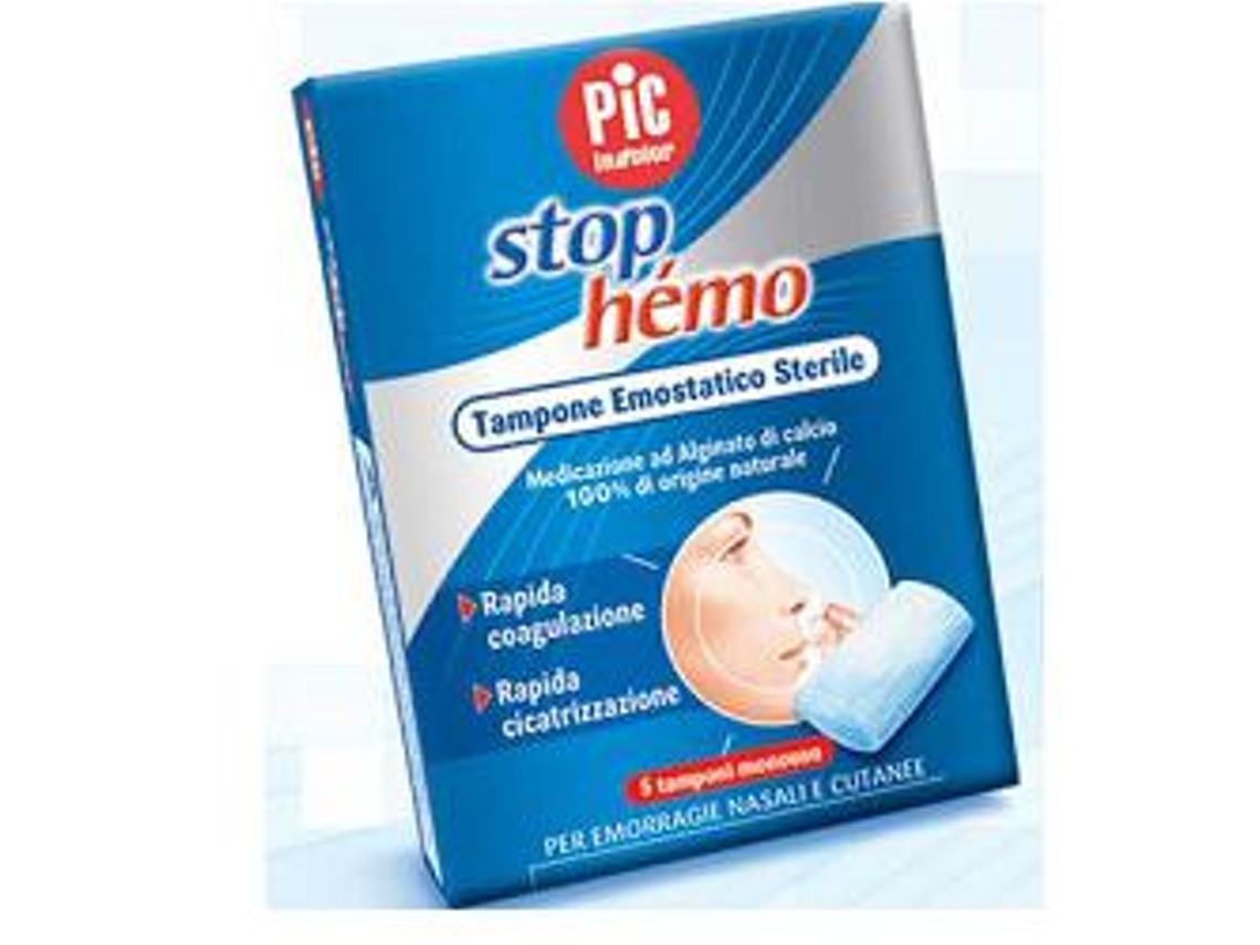 Hisopo hemostático estéril Stop Hemo 5 sobres Pic