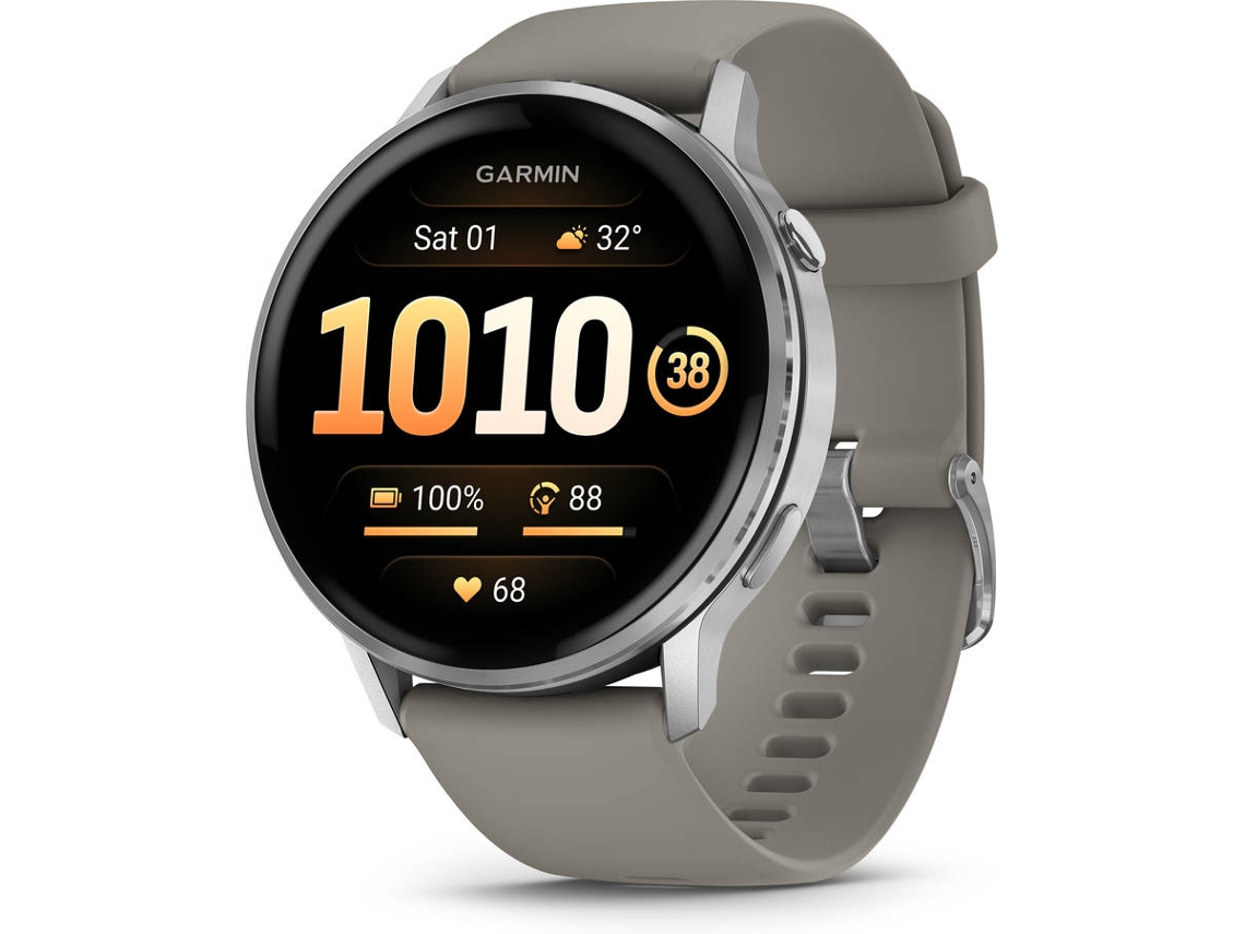 Smartwatch GARMIN Venu 4 (Plata - 45 mm)