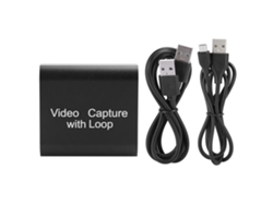 Tarjeta De Captura De Vídeo Hdmi Con Salida De Bucle Usb 2.0, Dongle 4k 1080p, Plug And Play.