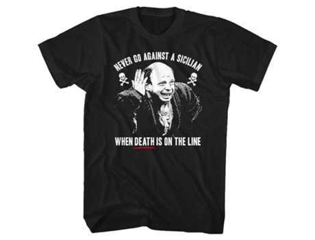 Camiseta ROCKINSTONE Vizzini Never Go Against A Sicilian Princess Bride (XXXL)