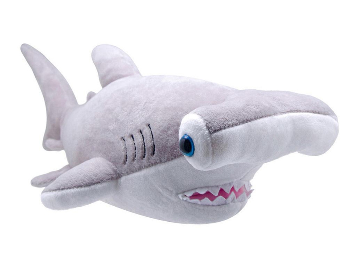 Peluche WILD PLANET Tiburón Martillo (33 x 8 x 12 cm - Poliéster)