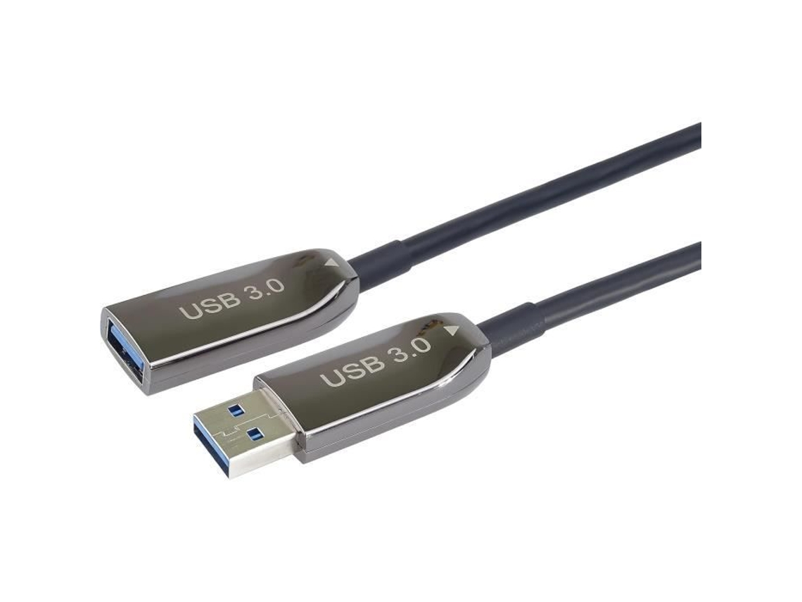 Cable De Extensión Usb 3.0 Premiumcord Aoc 30 M Superspeed 5 Gbit/s Fibra De Vidrio