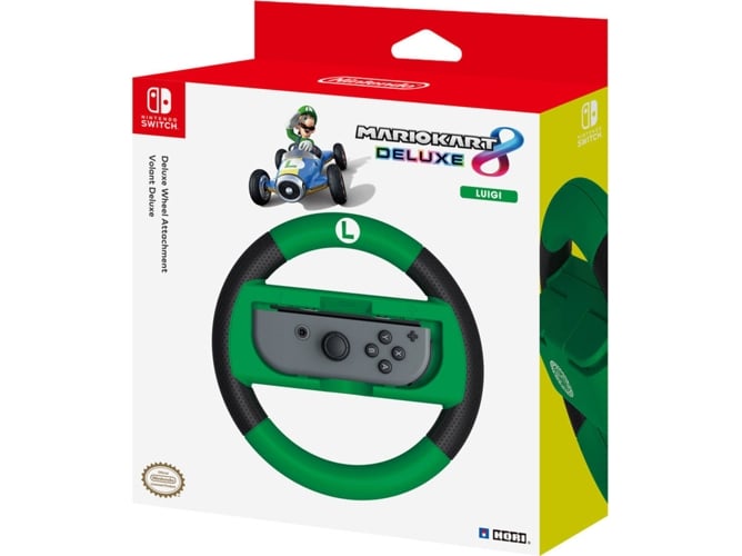 Funda Volante HORI Mario Kart 8 Deluxe Luigi (Nintendo Switch - Verde)