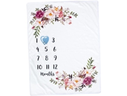 Manta De Franela Blanca Para Accesorio De Fotografía De Recuerdo
