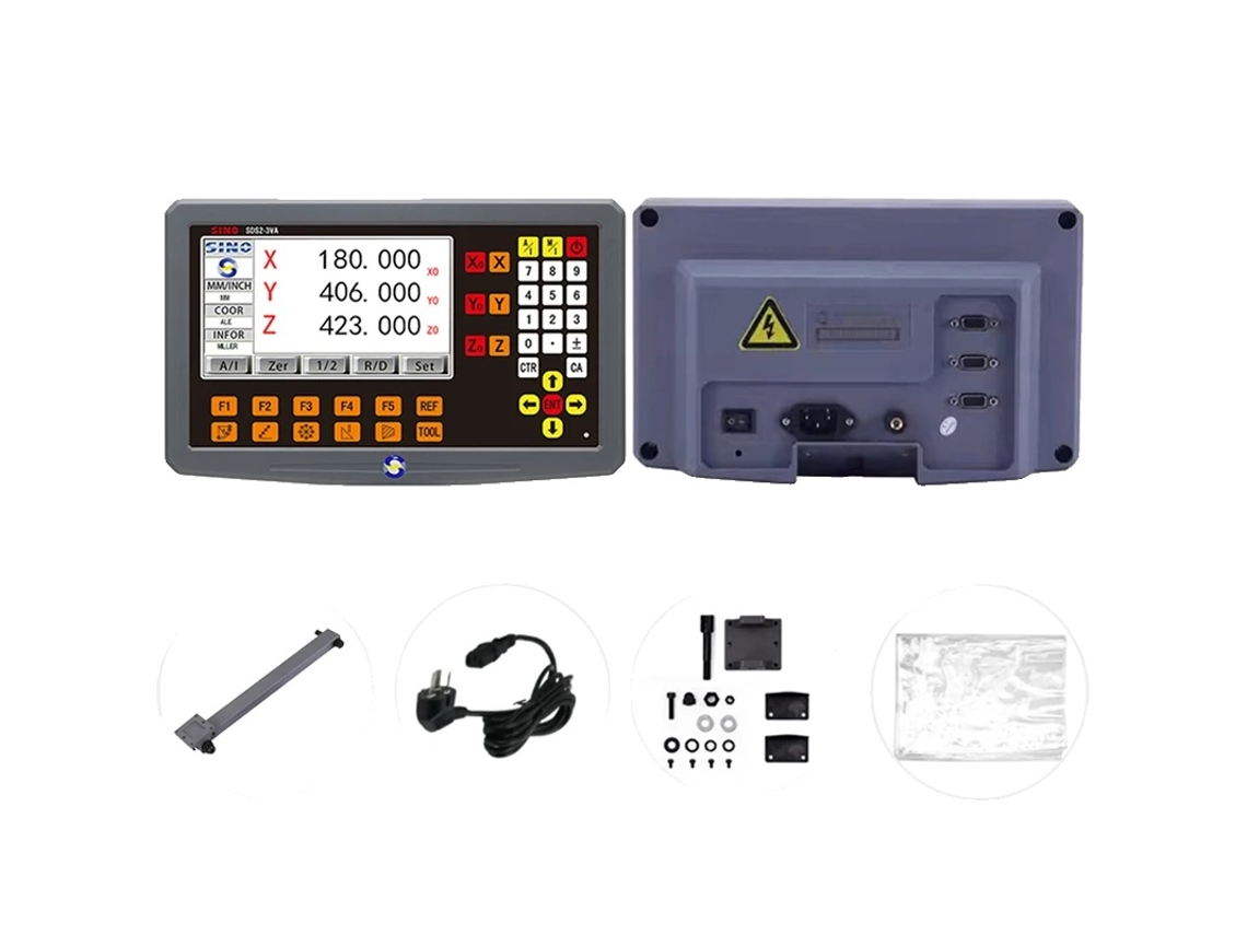 Pantalla LCD Sino Dro, compatible con 2 ejes y 4 ejes, interfaz de usuario multilingüe, SDS2 3VA OEM (3 ejes)