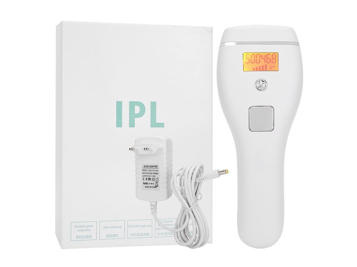 Máquina De Depilação A Laser Ipl 500.000 Flash Pontos De Congelamento Painless Ferramenta Para Remoção De Cabelo Plug 110‑240veu