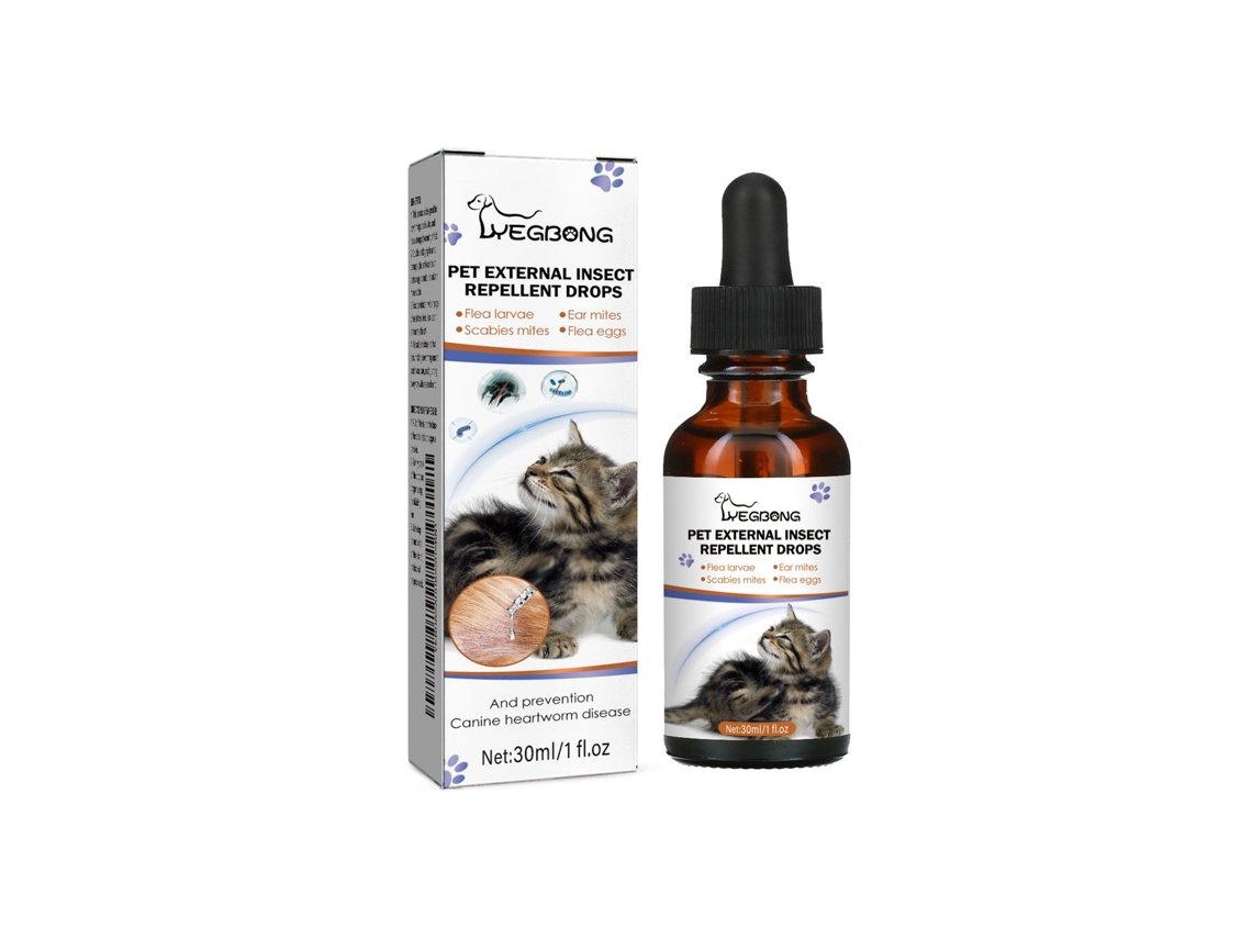 Gotas antiparasitarias de uso externo para perros y gatos