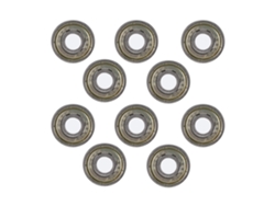 10 Piezas Accesorios Impresora 3d Flange Rodamiento Acero Cromado 608zz Con 2 Mascaras Protectoras