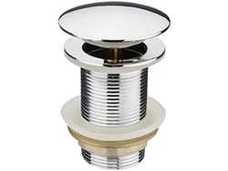 Tapón De Desagüe Sin Rebosadero - Tapón De Fregadero Excéntrico - Sifón De Fregadero (62 Mm, G1 1/4") Con Cierre A Presión