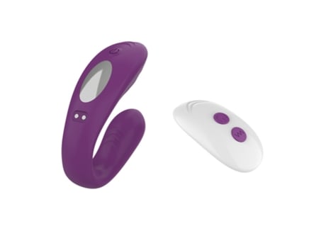 Vibrador de control remoto inalámbrico para mujeres, estimulador de clítoris vibrador de punto G (Morado) YIZHOOD