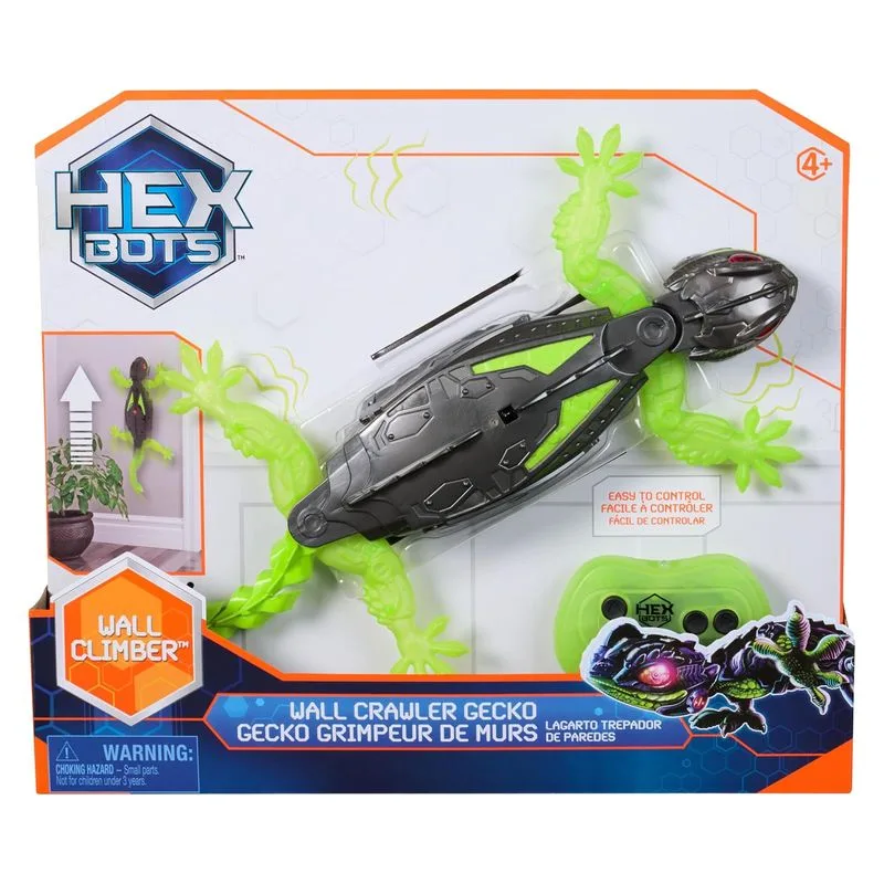 Escalador de pared Spin Master Hex Bots Gecko con control remoto 6070281 P25