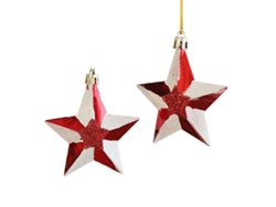 Conjunto de adornos navideños con sombreros y bastones de caramelo RNEMITERY