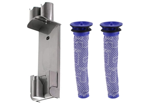 Accesorio Aspiradores DYSON Kit de anclaje 1 soporte de montaje 2 Serie V7 V8 Handheld