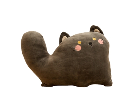 Peluche HXDZFX Cojín Gato Negro 40 Cm