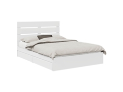Maison Exclusive - Cama Con Almacenamiento 160 X 200 Cm Madera De Ingeniería