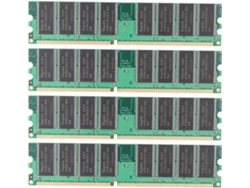 4 Módulos De Memoria Ram Ddr1 De 1 Gb Para Pc De Escritorio, 400 Mhz, 184 Pines, Sin Ecc.