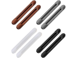 4 pares de ganchos antideslizantes para gafas, varillas de silicona, cómodos soportes para gafas y cojines para gafas Rosewell.