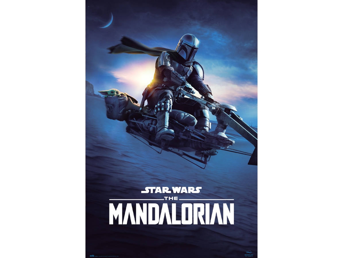 Póster ERIK GPE5497 Star Wars The Mandalorian Speeder Bike 2