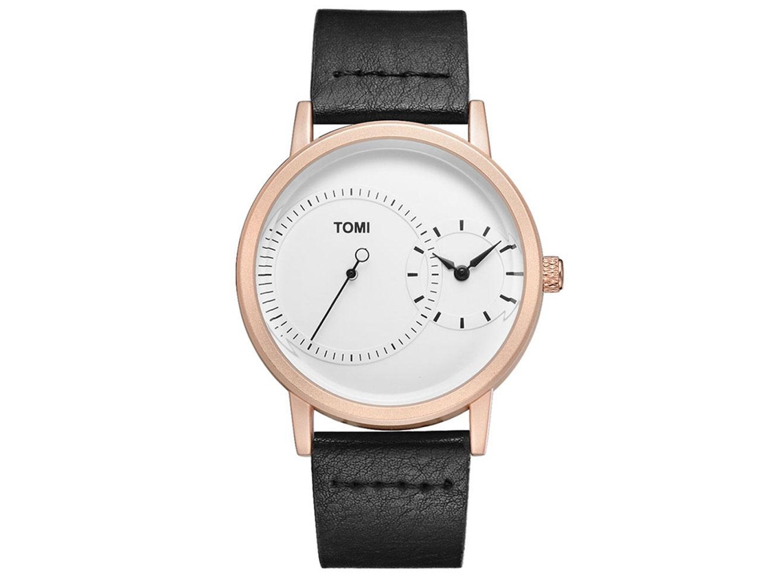 Reloj De Pulsera Zhoulianfa Para Hombre, Estilo Sencillo De Negocios, Cuarzo Analógico, Esfera Redonda, Negro.