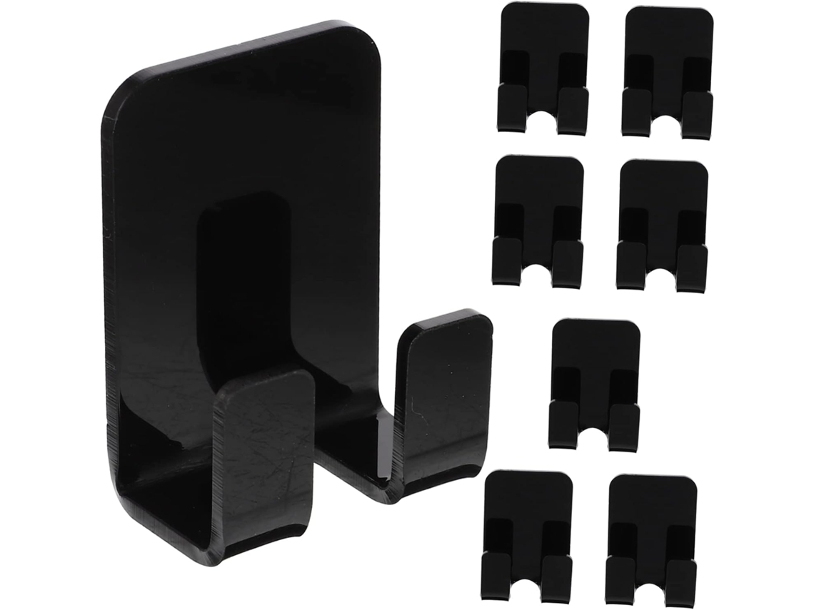 Juego de 8 toallas autoadhesivas negras y accesorios para baño y cocina, ideales para Vayotoy