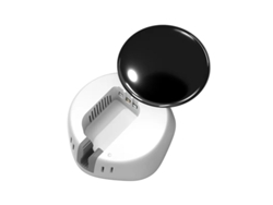 Estuche portátil, recargable y esterilizado para cepillos de dientes con desinfección UVC y puerto de carga USB. Mdug (blanco)