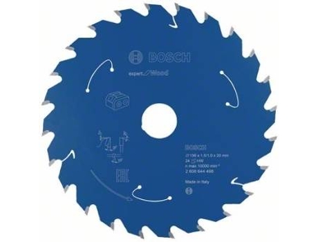 Disco de Sierra Circular BOSCH Para Sierra Sin Cables Expert para Madera 136x1.5/1x20 T24