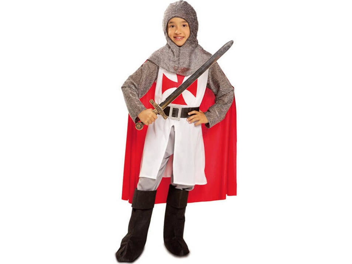 Disfraz de Niño DISFRAZZES Caballero Medieval Templario (Talla: 5 a 6 años)
