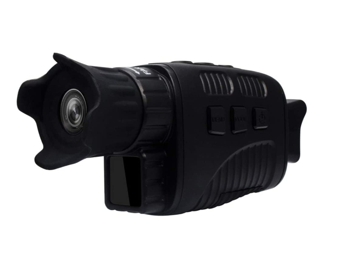 Dispositivo de visión nocturna infrarroja de alta definición, cámara monocular de visión nocturna para exteriores, telescopio digital Yizhood (negro)
